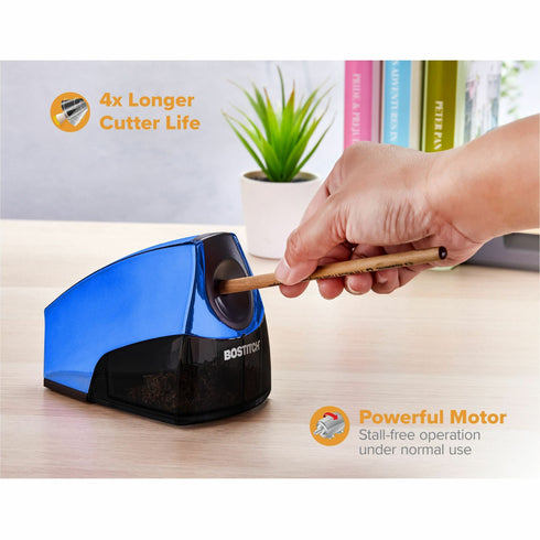 BLUE ELECTRIC PENCIL SHARPENER